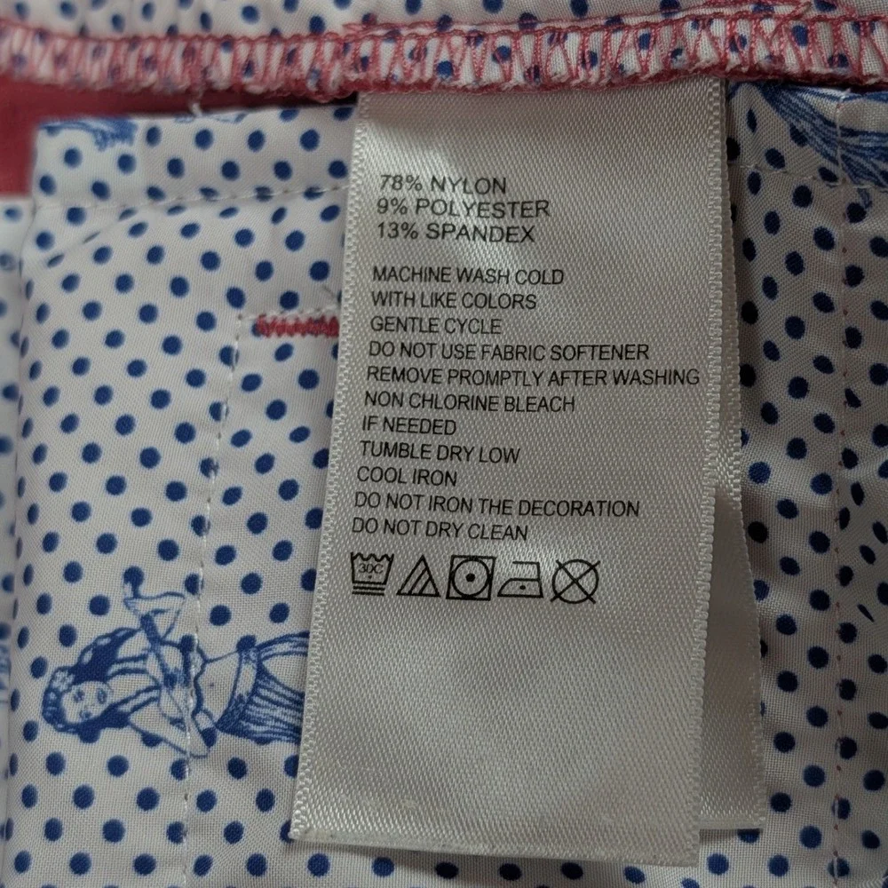 Tommy Bahama Chip Shot Golf Shorts Men 33 Pink Coral 10
